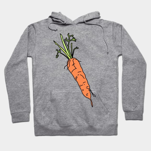 Carrot Hoodie by notsniwart